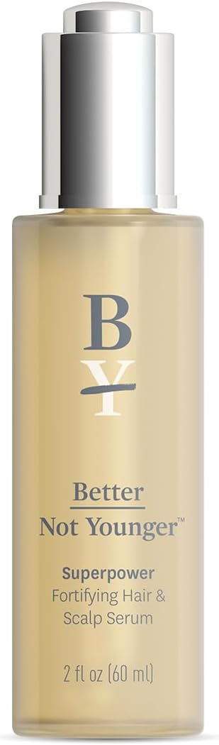 Better Not Younger Densifying Hair & Scalp Serum for Thinning Hair 2oz | Daily scalp serum with Biotin, Niacinamide & Procapil™ helps support fuller, thicker-looking hair for women 40+.