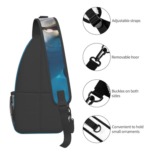 Sling Bag para Mujeres y Hombres Crossbody con Diseño de Delfín miniatura 4