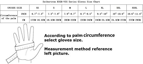 Seibertron High-Vis Sdx2 Resistant Reducing Anti-Impact Mechanics Heavy Duty Safety Rescue Gloves Ce En388 4232 Xs #TOP1