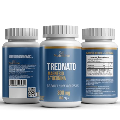 Magnésio L-Treonato Concentrado + Magnésio Quelato 180 Cápsulas - Nutrione
