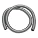 HEIBTENY Flexible Vacuum Cleaner Hose 2m, 32mm Inner 39mm Outer Diameter, EVA Anti-Aging Soft Tube for Industrial Central Vacuum 15L 30L, Gray
