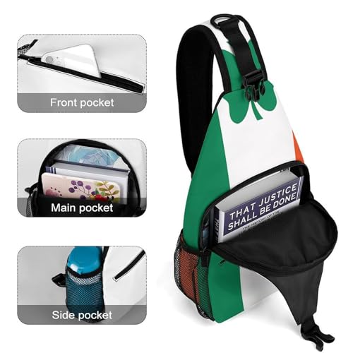 Flag of Ethiopia Large Capacity Sling Bag Cross Chest Bag Travel Hiking Crossbody Bag Daypack for Women Men4