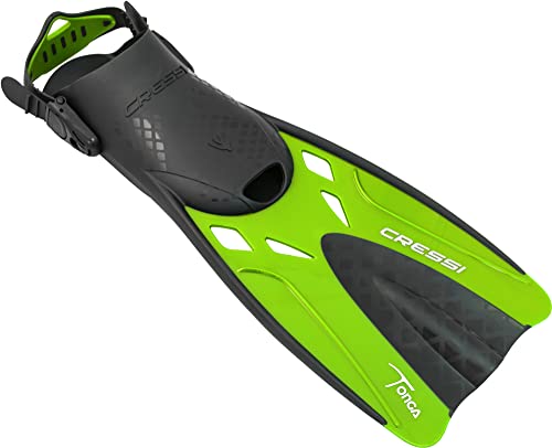 Set Completo de Snorkel para Adultos Cressi (Máscara, Tubo Seco, Aletas Ajustables) - Equipo Ligero para Viajes - Tonga Pro Dry Set: Diseñado en Italia miniatura 4