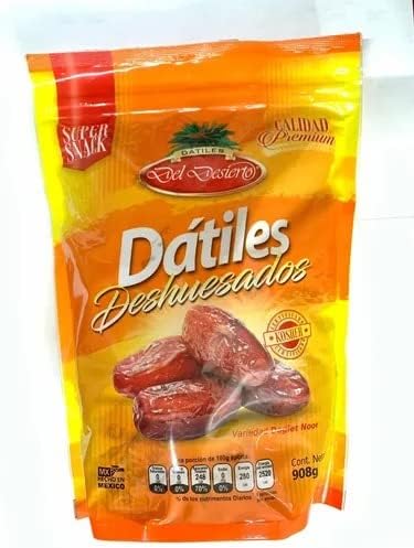 Dátiles del Desierto sin hueso 908 g. : Amazon.com.mx: Alimentos y Bebidas