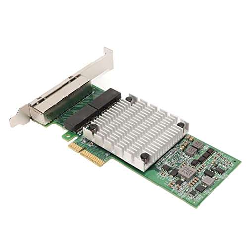 Tarjeta Gigabit PCIe 4 puertos Ethernet Bewinner I350 tarjeta PCI Express X4 de 1000 Mbps