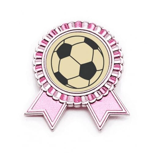 Broche rose foot en métal M avec motif dessin de ligne élégant