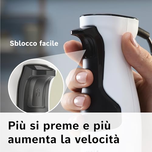 Bosch Serie 4 MSM4W220 Frullatore a immersione ErgoMaster 600 W Bianco 5 Bosch Serie 4 MSM4W220 Frullatore a immersione ErgoMaster 600 W Bianco