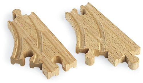 Preisvergleich Produktbild Brio 33439000 - Kurze Bogenweichen (O1,P1)