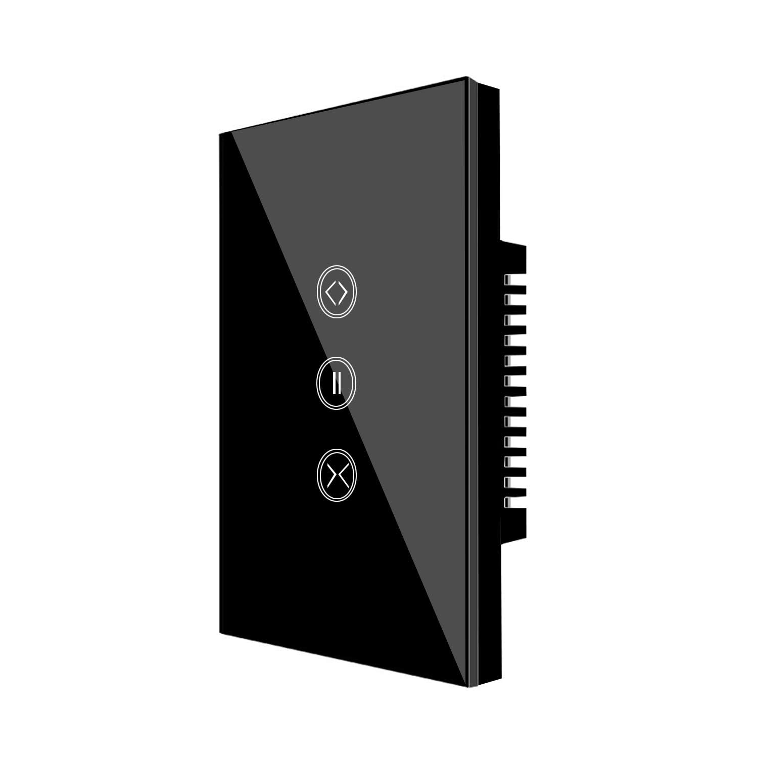 Interruttore per tende intelligente WiFi (Nero)