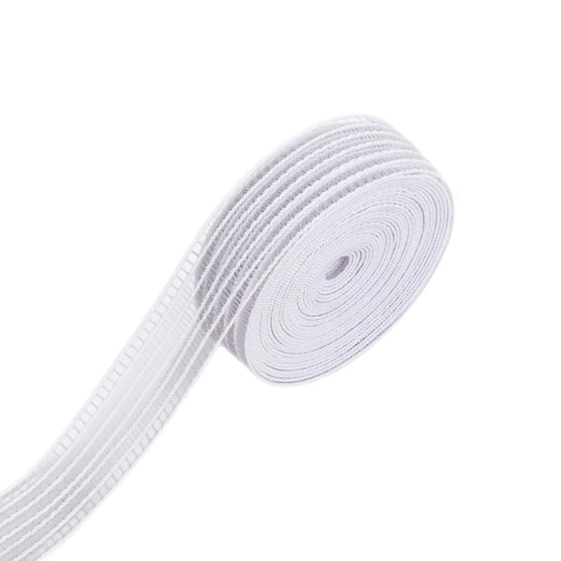 1 Roll 3 Meters 2CM Elastic,Cord For Sewing Breathable White Elastic Band for Clothes,DIY Craft,Home Textiles