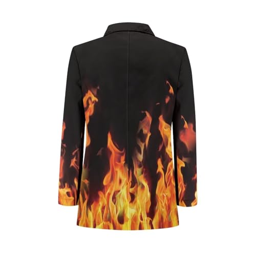 Adult Men Blazer Suit Regular Fit Business Jacket Suit Plus Size XS-5XL Breathable Lightweight Notched Lapel2