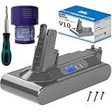 Enelife ダイソン互換バッテリー 日本の中小企業 長寿命電池搭載 V10 バッテリー (SV12 Trigger Fluffy Pro Animal Pro など (3000mAhフィルターあり)