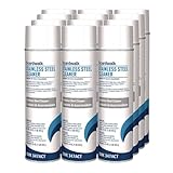 Boardwalk 347ACT Stainless Steel Cleaner & Polish, Lemon, 18oz Aerosol (Case of...