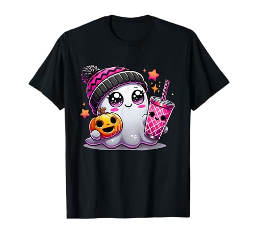 Pyjama d'halloween pour Femme avec Citrouille fantôme T-Shirt