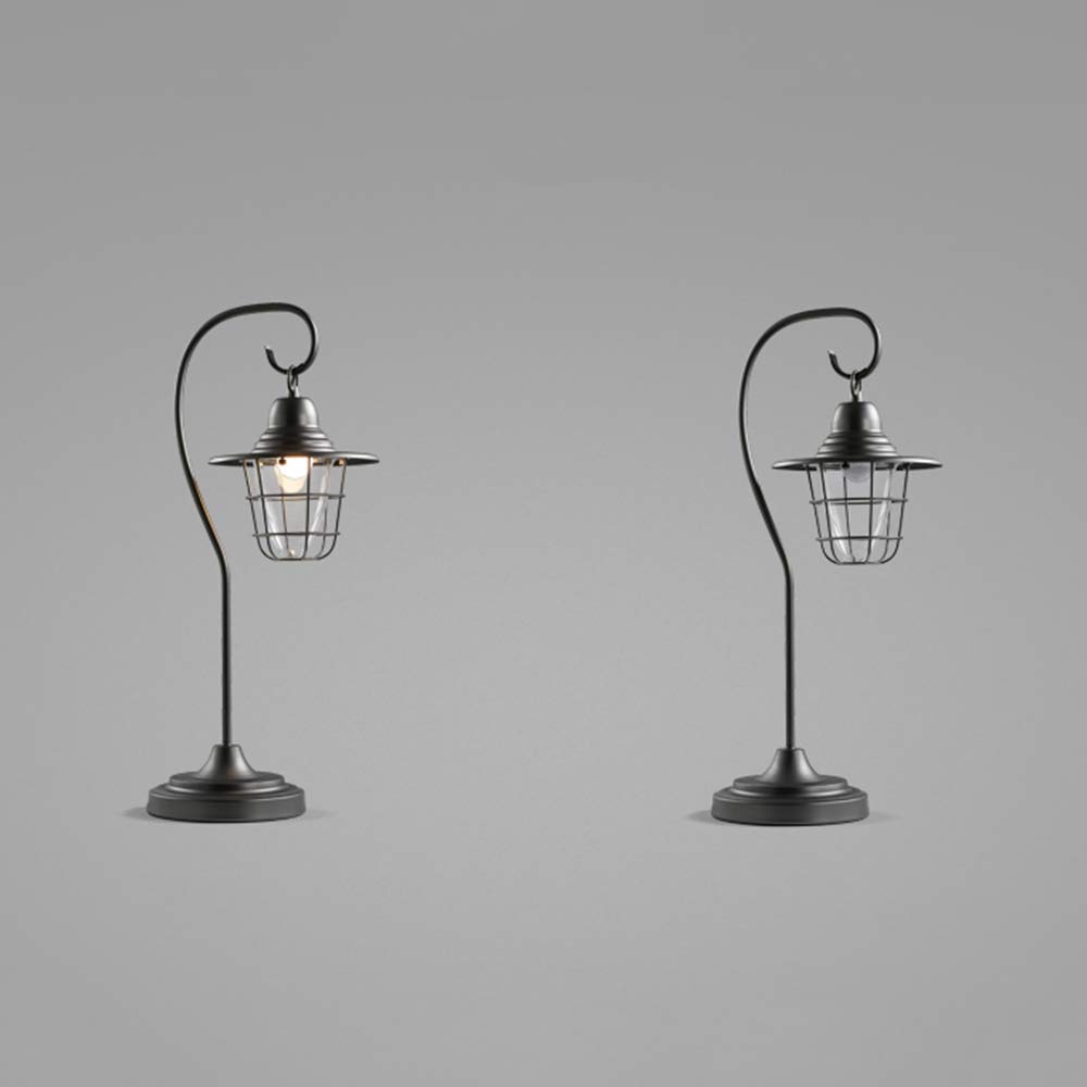 Tischleuchte Retro Schwarz Metall Laterne Lampenschirm Arbeitsplatzlampe Leselampe E27 Vintage Verstellbare Schreibtischlampe Schlafzimmer Nachttisch Lampe Arbeitsplatz-Leuchte