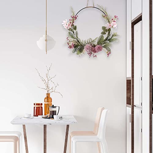 Couronnes de porte de printemps et guirlande fleurs extérieures - 8