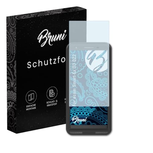 Bruni Folia ochronna kompatybilny z ecom Smart-Ex 03 DZ2 Folia, krystalicznie czysty folia ekranowa (2X)