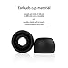 Blacell Replacement Silicone Ear Tips Earbuds Buds Set for Powerbeats 2 Wireless beats by dre headphones, 4 Pairs (Black)