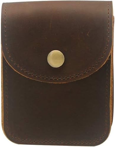 Vista 12 de boshiho Funda de naipes de cuero genuino doble para magos y jugadores de póquer, viajes de vacaciones de campamento Doble cubierta