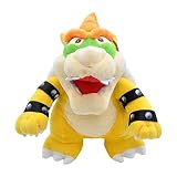 Jisoudia Super Marioo Kuba Flamenco Muñeca de Peluche Big Bowser Kuba Figura de acción de Peluche 9.84in Amarillo muñeca de Juguete para niños Regalos Jugar perímetro Suave Peluche Animal