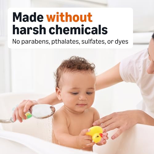 Amazon Basics Tear-Free Baby Hair and Body Wash, Lightly scented, 13.6 Fluid Ounce, 1-Pack, Packaging May Vary - image 4