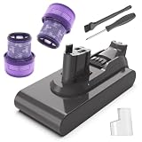 Picture of MTYSP V11 Battery Replacement,Upgraded 7000mAh Button Click-in Installtion Batteria Compatible with V11 V15 SV15 SV16 SV22 970425-01 Cordless Vacuum Cleaner (V11 SV15 Click in Type Battery)
