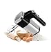 5 Speed Mixing Electric Hand Mixer with Stainless Steel Whisk Beater Attachments Compact Lightweight 500W Powerful Blender for Baking Cooking