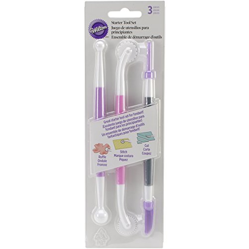 Wilton 1907-1349 Basic 3-Piece Fondant and Gum Paste Tool Set