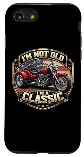 I'm Not Old I'm A Classic Triker �I�[�g�o�C �a���� �A�����J�� �X�}�z�P�[�X iPhone SE (2020) / 7 / 8 �p