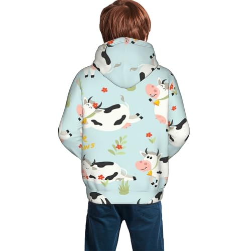 Cute Dogs Collage Kid Hoodies Boys Sweatshirts Girls Pullover with Pocket4
