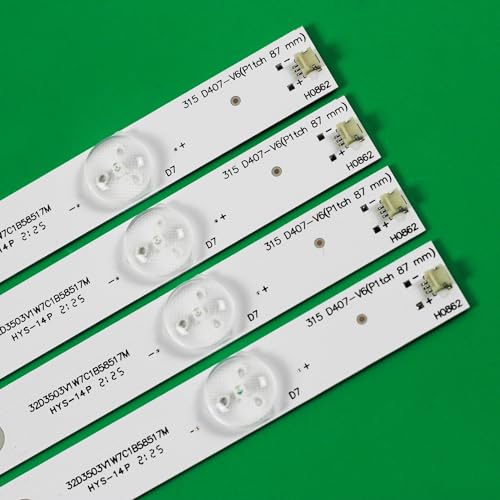 Tira de LED para iluminación trasera 32ld165ru con diodos EVERLIGHT 6
