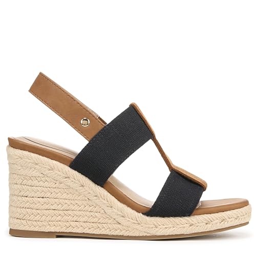 LifeStride Women's Tallulah Espadrille Wedge Sandal, Navy/Tan, 8 Wide by LifeStride - Image 6