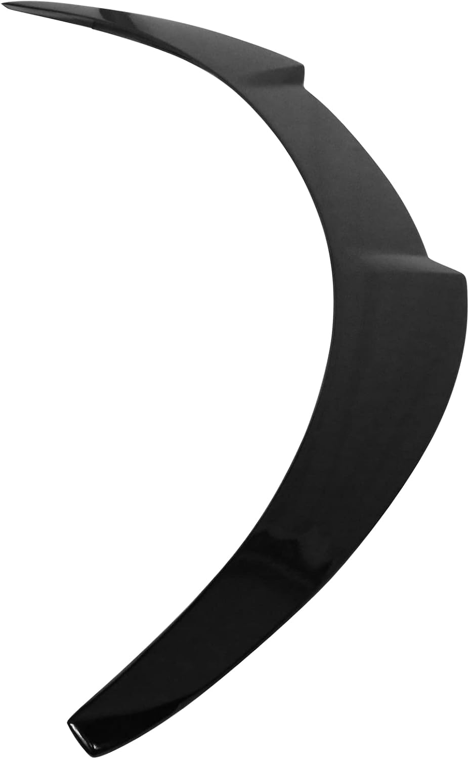 IKON MOTORSPORTS, Trunk Spoiler Compatible with 2017-2023 Tesla Model 3, Gloss Black ABS Plastic IKON Style Rear Spoiler Wing, 2018 2019 2020