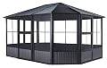 Sojag Outdoor 12' x 15' Charleston Solarium, Outdoor Sun Shelter and Shade Structure