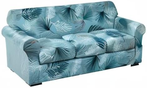 Miniatura 8 de HOTNIU 4 fundas elásticas para sofá (1 funda de sofá + 3 fundas de cojín), fundas de sofá antideslizantes, protector de muebles de sofá, ajuste