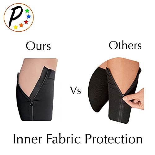 Image of Presadee Original Closed Toe 20-30 mmHg Zipper Compression Calf Leg Socks