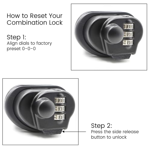 Image of RioRand Upgraded 3-Digit Combination Trigger Lock Resettable Gun Lock Firearm Safety Lock Compatible with Pistols Handguns Rifles Shotguns