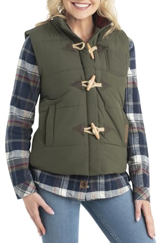 Legendary Whitetails Women's Quilted Toggle Puffer Vest4