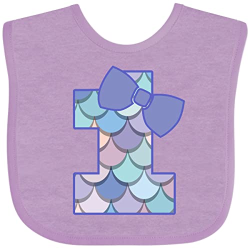 inktastic 1st Birthday Mermaid 1 Year Old Baby Bib - Main Image