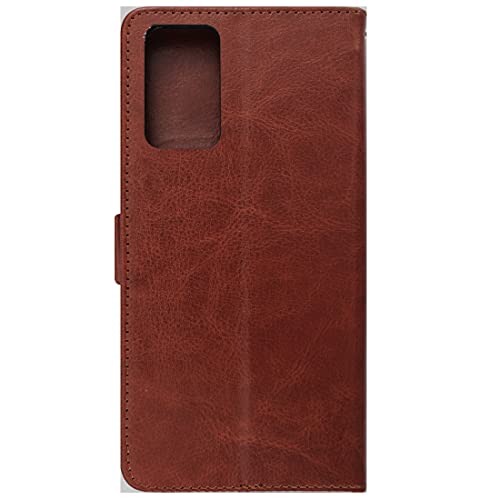 Image of Flip Cover Compatible with Realme X7 Max 5G / Realme GT 5G | Premium Leather Finish | Inbuilt Pockets & Stand | Flip Cover Back Case for Realme X7 Max 5G / Realme GT 5G (Brown)
