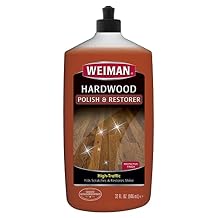 Weiman High-Traffic Hardwood Floor Polish and Restorer - Natural Shine, Removes Scratches, Leaves Protective Layer 32 fl. oz