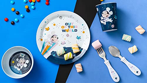 Zak Designs MMPZ-5480 Disney Mickey Mouse Kids Dinnerware Set Includes Plate thumb #8