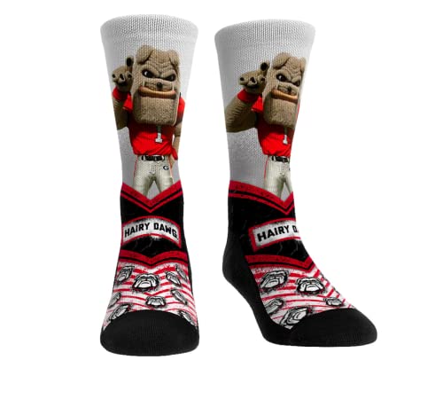 Rock 'Em NCAA Georgia Bulldogs - Mascot Walkout Socks (L-XL)