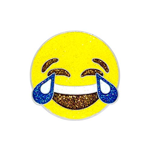 Navika USA Inc. Emoji LMAO Glitzy Ball Marker with Magnetic Hat Clip