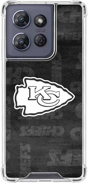 Skinit Clear Phone Case Compatible with Moto G 5G (2025) - Officially Licensed NFL Kansas City Chiefs Large Logo Design
