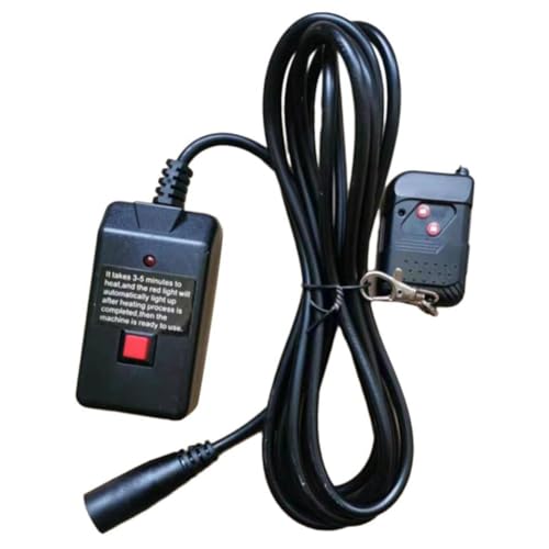 Ocnvlia Máquina de Humo con Control Remoto con Cable Receptor de Control Remoto para Máquina de Humo con Efectos de Escenario de 400 W, 900 W y 1500 W