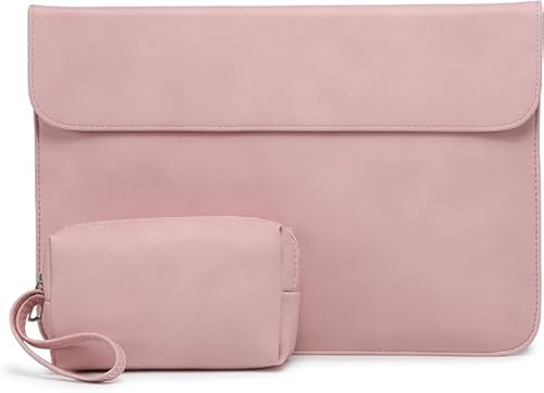 �yFotee�zFor ASUS Zenbook 14 UM3406GA�p�P�[�X �|�[�` 14�C���` �� �ϏՌ� �S�ʕی� �o�b�O �d�����[�|�[�`�t���J�o�[ (�s���N)