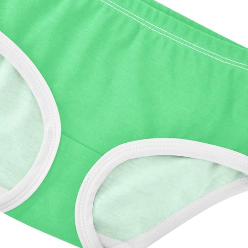 Joisal Turquoise Green Panties for Girl Toddler Girls Underwear Cotton Florals Briefs Underpants 2t4