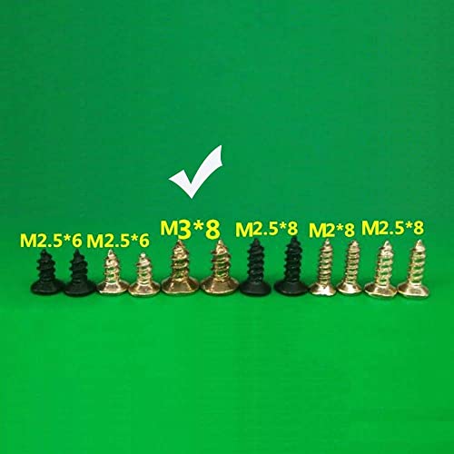 Tornillo plano autorroscante M3x8mm Phillips para madera 100 unidades miniatura 5