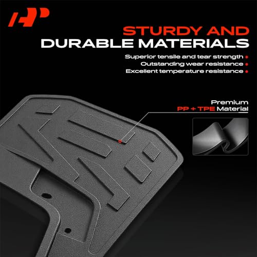 Image of A-Premium Mud Flaps for Chevrolet Colorado 2023 2024 2025 2026, No Drilling Required Mud Guards with Hardware Accessories, Set of 4 Front and Rear